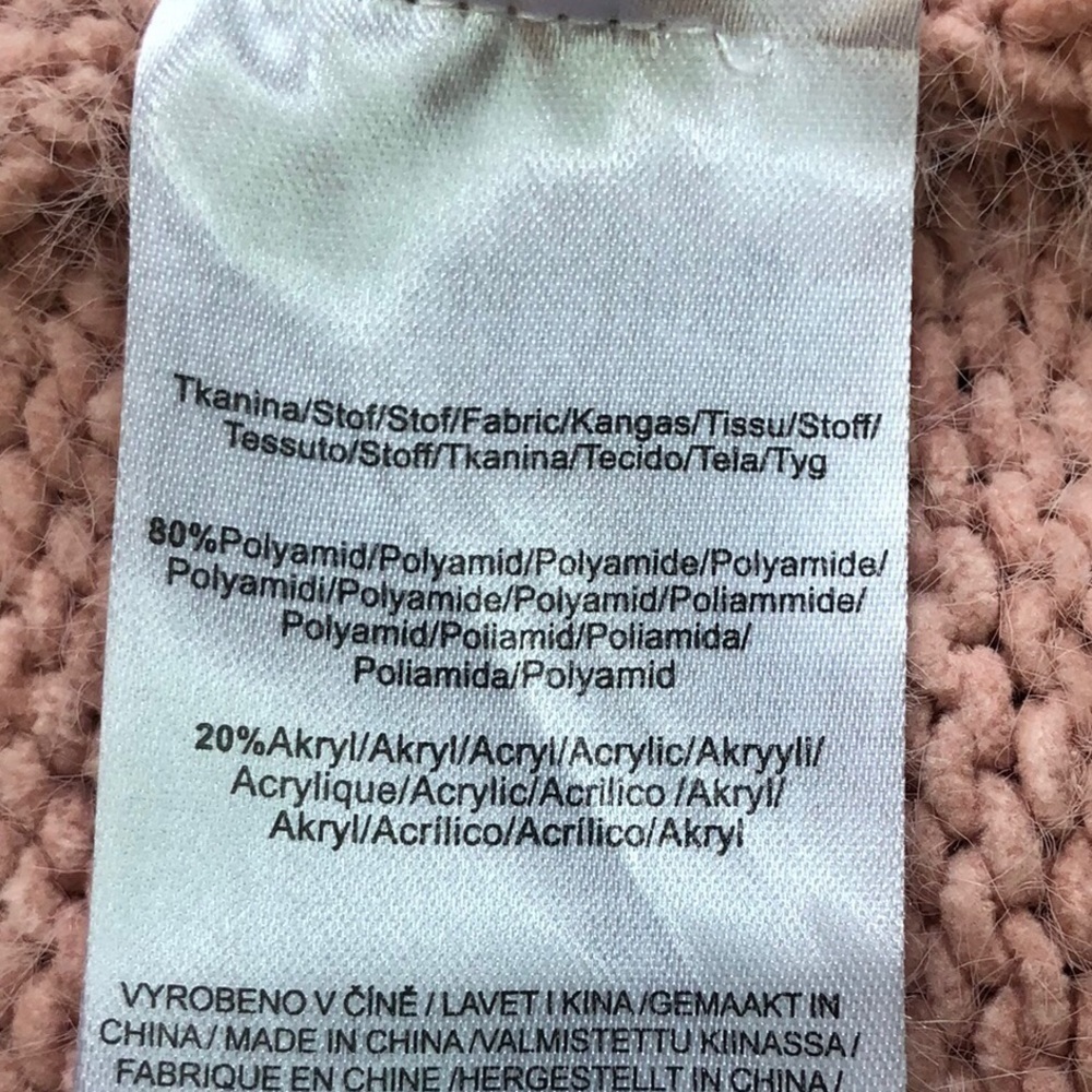 Esqualo dusty rose long open cardigan - Picture 9 of 13